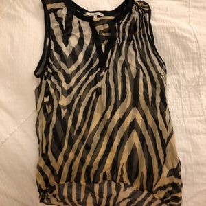 Animal print tank top